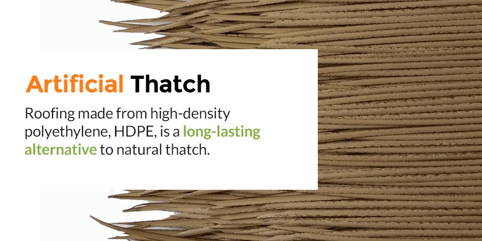 What is artificial thatch