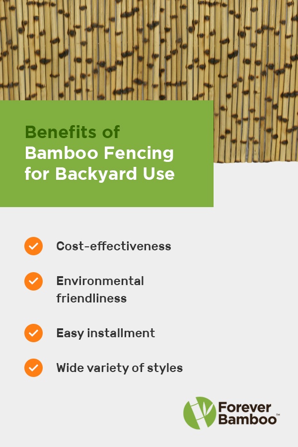 Benefits of Bamboo Fencing for Backyard Use