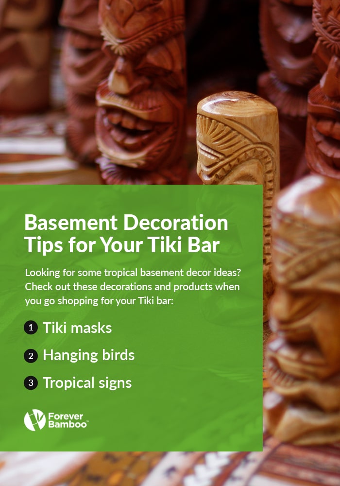 Basement Decoration Tips for Your Tiki Bar