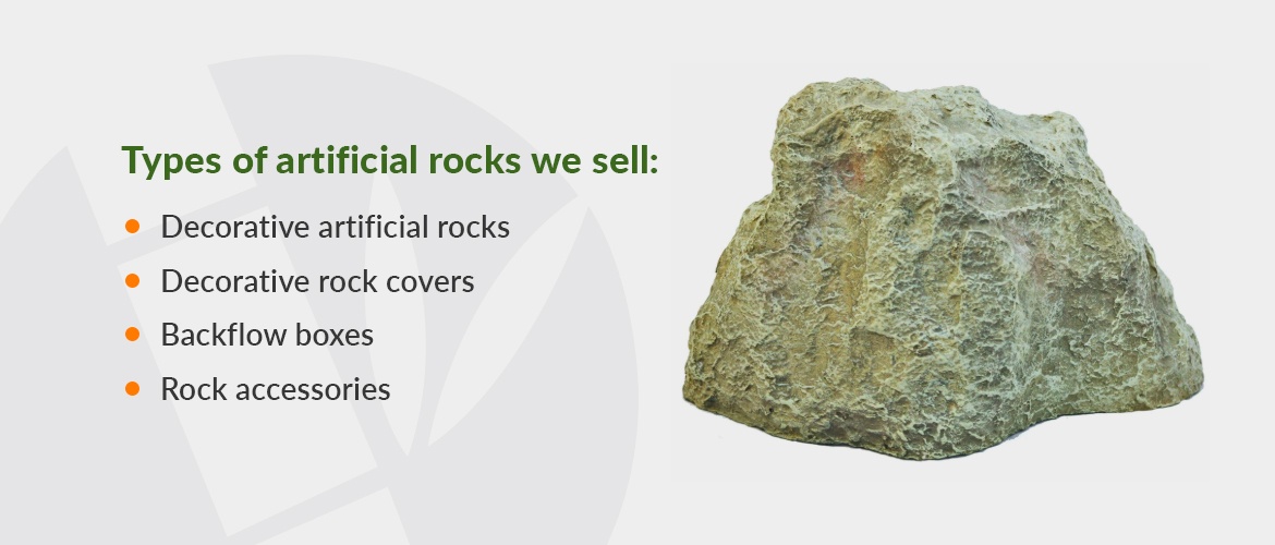 Types of artificial rocks