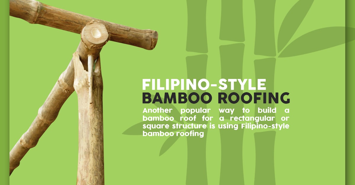 Filipino-Style Bamboo Roofing