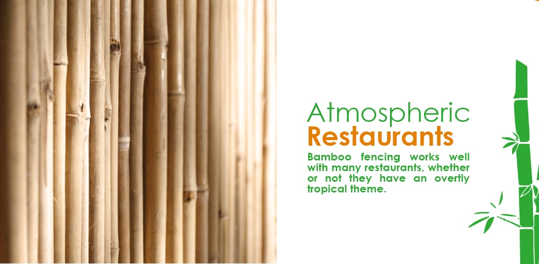 Bamboo restaurant decor