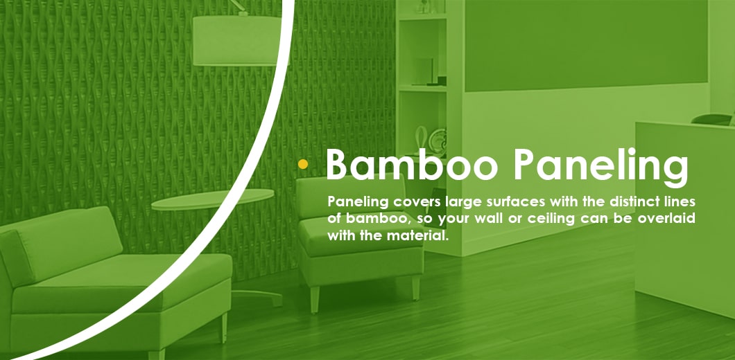 Decorating with bamboo paneling