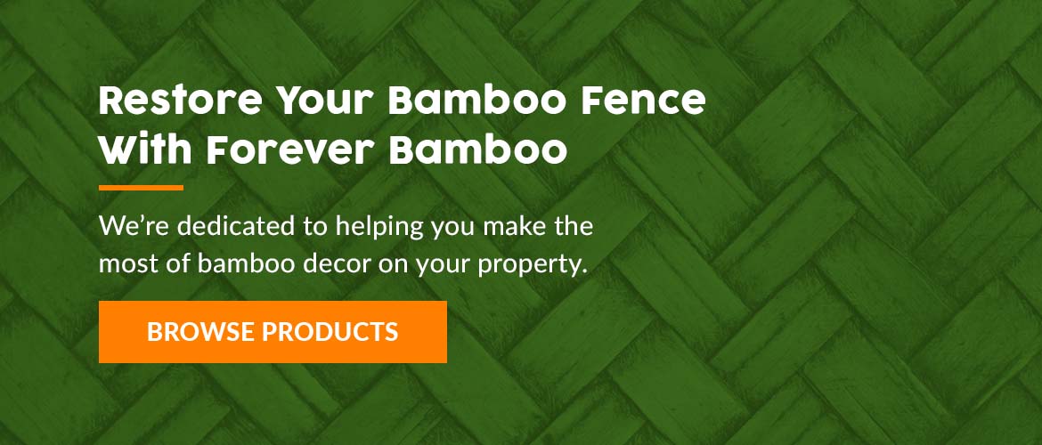 Restore Your Bamboo Fence With Forever Bamboo